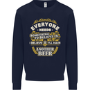 I'll Have Another Beer Funny Alcohol Mens Sweatshirt Jumper Navy Blue