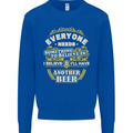 I'll Have Another Beer Funny Alcohol Mens Sweatshirt Jumper Royal Blue
