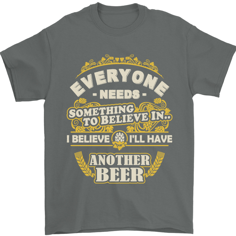 I'll Have Another Beer Funny Alcohol Mens T-Shirt Cotton Gildan Charcoal