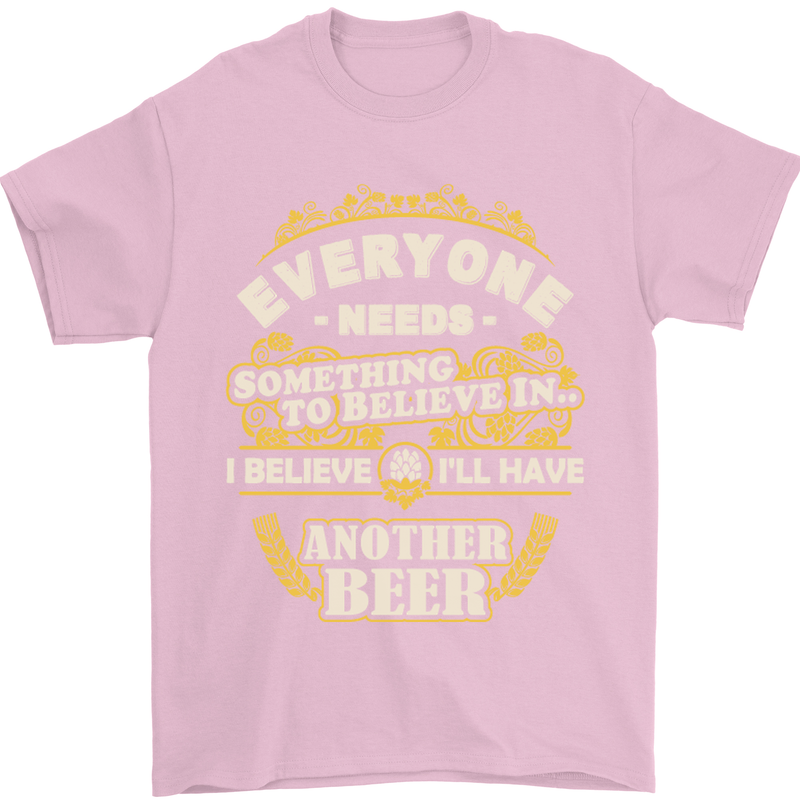 I'll Have Another Beer Funny Alcohol Mens T-Shirt Cotton Gildan Light Pink