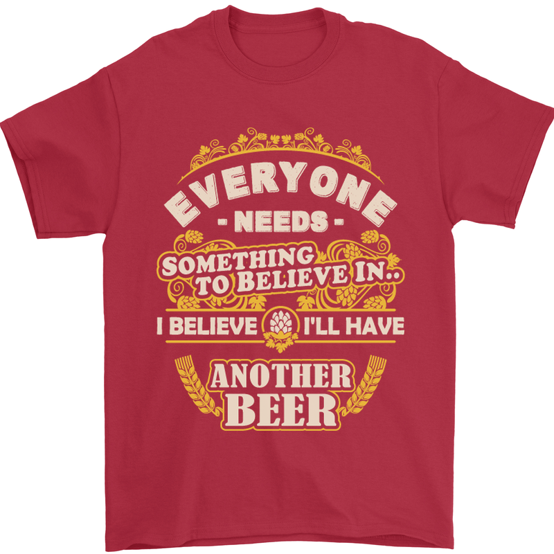 I'll Have Another Beer Funny Alcohol Mens T-Shirt Cotton Gildan Red