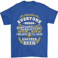 I'll Have Another Beer Funny Alcohol Mens T-Shirt Cotton Gildan Royal Blue