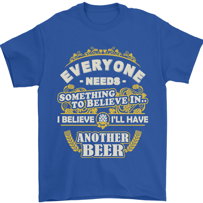 I'll Have Another Beer Funny Alcohol Mens T-Shirt Cotton Gildan Royal Blue
