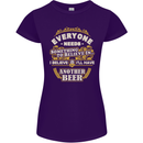 I'll Have Another Beer Funny Alcohol Womens Petite Cut T-Shirt Purple
