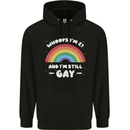 I'm 21 And I'm Still Gay LGBT Mens 80% Cotton Hoodie Black