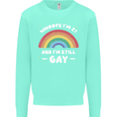 I'm 21 And I'm Still Gay LGBT Mens Sweatshirt Jumper Peppermint