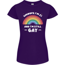 I'm 21 And I'm Still Gay LGBT Womens Petite Cut T-Shirt Purple