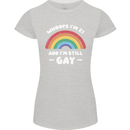 I'm 21 And I'm Still Gay LGBT Womens Petite Cut T-Shirt Sports Grey
