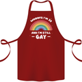 I'm 30 And I'm Still Gay LGBT Cotton Apron 100% Organic Maroon