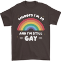 I'm 30 And I'm Still Gay LGBT Mens T-Shirt Cotton Gildan Dark Chocolate