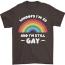 I'm 30 And I'm Still Gay LGBT Mens T-Shirt Cotton Gildan Dark Chocolate