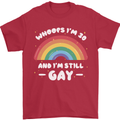 I'm 30 And I'm Still Gay LGBT Mens T-Shirt Cotton Gildan Red