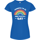 I'm 30 And I'm Still Gay LGBT Womens Petite Cut T-Shirt Royal Blue