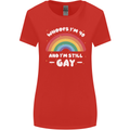 I'm 40 And I'm Still Gay LGBT Womens Wider Cut T-Shirt Red