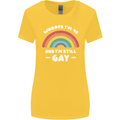 I'm 40 And I'm Still Gay LGBT Womens Wider Cut T-Shirt Yellow