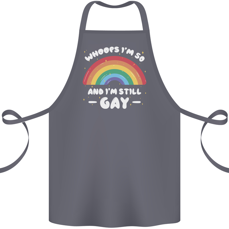 I'm 50 And I'm Still Gay LGBT Cotton Apron 100% Organic Steel