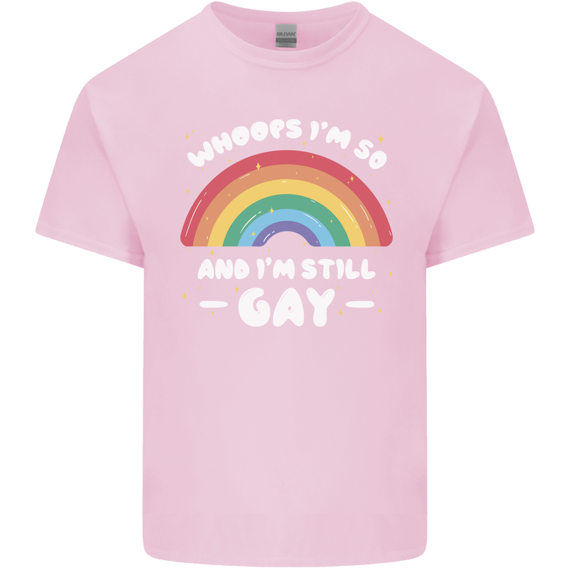 I'm 50 And I'm Still Gay LGBT Mens Cotton T-Shirt Tee Top Light Pink