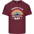 I'm 50 And I'm Still Gay LGBT Mens Cotton T-Shirt Tee Top Maroon