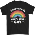 I'm 50 And I'm Still Gay LGBT Mens T-Shirt Cotton Gildan Black