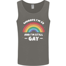 I'm 50 And I'm Still Gay LGBT Mens Vest Tank Top Charcoal