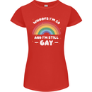 I'm 50 And I'm Still Gay LGBT Womens Petite Cut T-Shirt Red