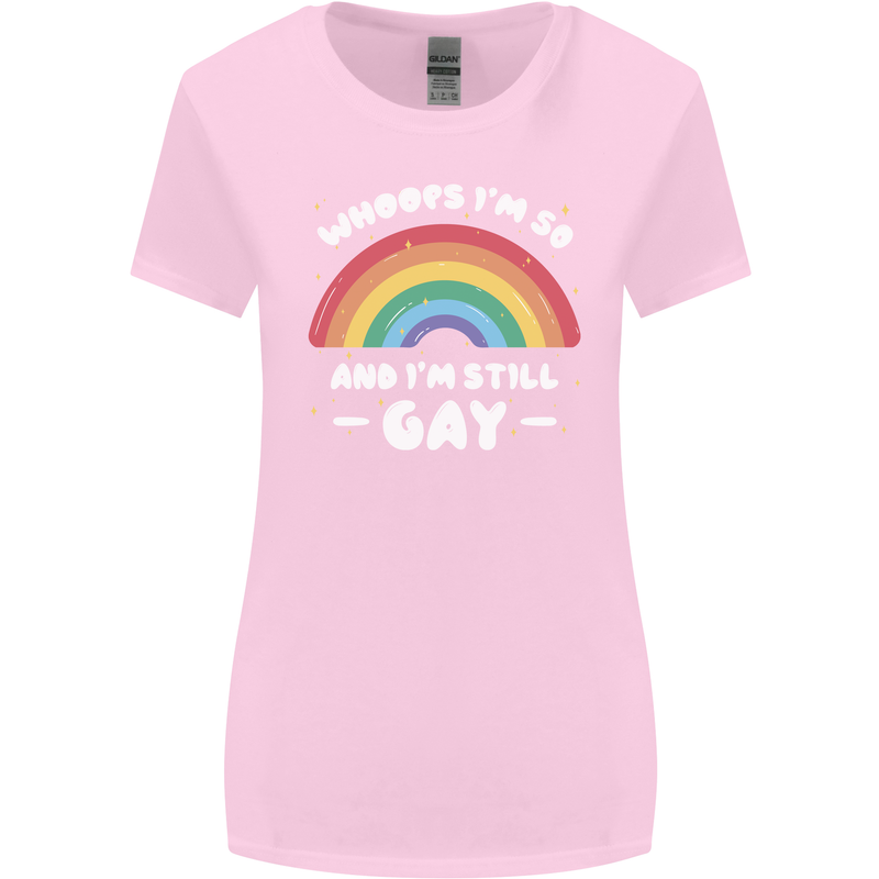 I'm 50 And I'm Still Gay LGBT Womens Wider Cut T-Shirt Light Pink