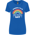 I'm 50 And I'm Still Gay LGBT Womens Wider Cut T-Shirt Royal Blue