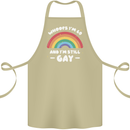 I'm 60 And I'm Still Gay LGBT Cotton Apron 100% Organic Khaki