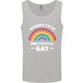 I'm 60 And I'm Still Gay LGBT Mens Vest Tank Top Sports Grey