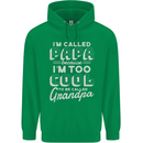 I'm Called Papa Grandparents Day Childrens Kids Hoodie Irish Green