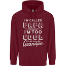 I'm Called Papa Grandparents Day Childrens Kids Hoodie Maroon