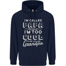 I'm Called Papa Grandparents Day Childrens Kids Hoodie Navy Blue