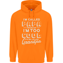 I'm Called Papa Grandparents Day Childrens Kids Hoodie Orange