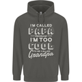 I'm Called Papa Grandparents Day Childrens Kids Hoodie Storm Grey