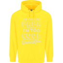I'm Called Papa Grandparents Day Childrens Kids Hoodie Yellow