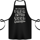 I'm Called Papa Grandparents Day Cotton Apron 100% Organic Black