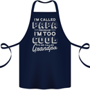 I'm Called Papa Grandparents Day Cotton Apron 100% Organic Navy Blue