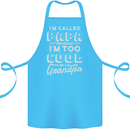 I'm Called Papa Grandparents Day Cotton Apron 100% Organic Turquoise