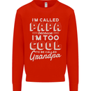 I'm Called Papa Grandparents Day Kids Sweatshirt Jumper Bright Red