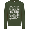 I'm Called Papa Grandparents Day Kids Sweatshirt Jumper Forest Green
