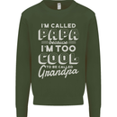 I'm Called Papa Grandparents Day Kids Sweatshirt Jumper Forest Green