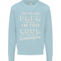 I'm Called Papa Grandparents Day Kids Sweatshirt Jumper Light Blue