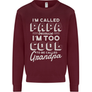 I'm Called Papa Grandparents Day Kids Sweatshirt Jumper Maroon