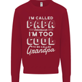 I'm Called Papa Grandparents Day Kids Sweatshirt Jumper Red