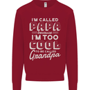 I'm Called Papa Grandparents Day Kids Sweatshirt Jumper Red
