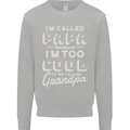 I'm Called Papa Grandparents Day Kids Sweatshirt Jumper Sports Grey