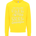 I'm Called Papa Grandparents Day Kids Sweatshirt Jumper Yellow