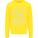 I'm Called Papa Grandparents Day Kids Sweatshirt Jumper Yellow