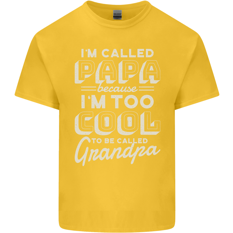 I'm Called Papa Grandparents Day Kids T-Shirt Childrens Yellow