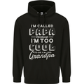 I'm Called Papa Grandparents Day Mens 80% Cotton Hoodie Black
